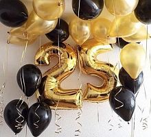 Композиция шаров с цифрой №057