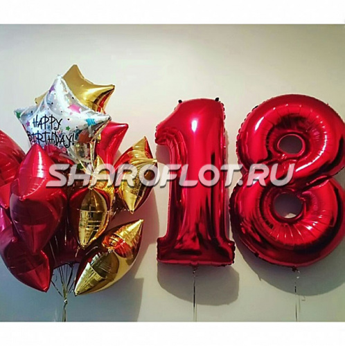 шары на 18 лет №19 шары на 18 лет №19