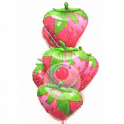 Облако шаров Клубничка