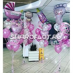 Украшение квартиры для встречи дочки