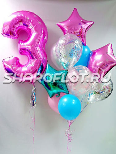 Шары на 3 года №04