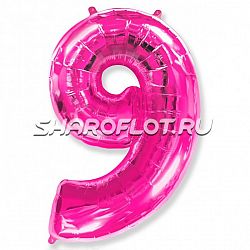 Шар Цифра 9 Фуше 85см