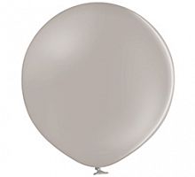 Шар Макарунс Серый нежный 80см
