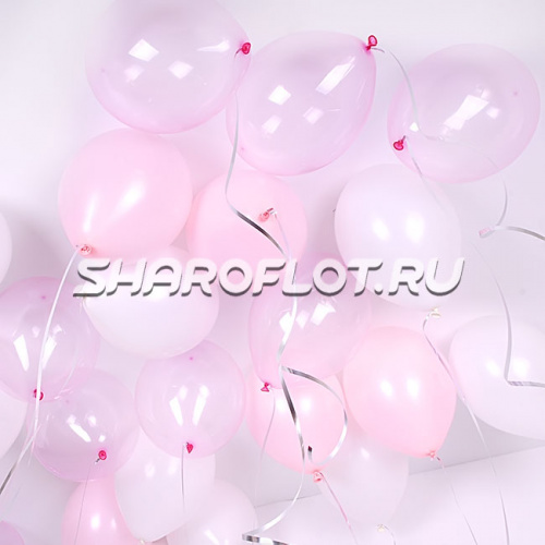 Шарики Розовая нежность 30см