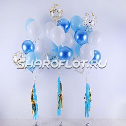 Фонтан с гирляндой