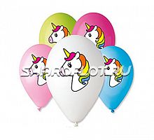 Шары Единорог (голова), 30см