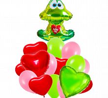 Букет шаров «Влюбленный малыш»