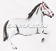 Шар Лошадь (белая), 80см