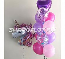 Фонтан из шаров "Единорог"