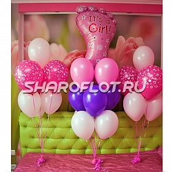 Шарики на выписку дочки