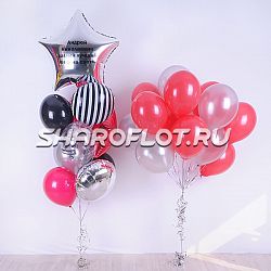 Шарики Начальнику в цветах компании