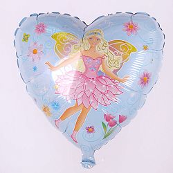 Сердце Голубое с Феей 40см