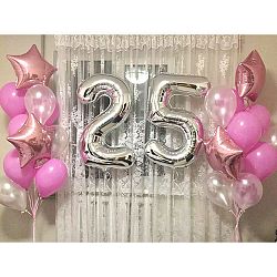 Композиция шаров с цифрой №018