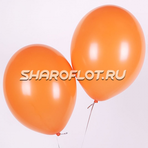 Шар Оранжевый пастель 30см