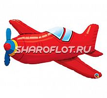Шар Самолет Винтаж 70см
