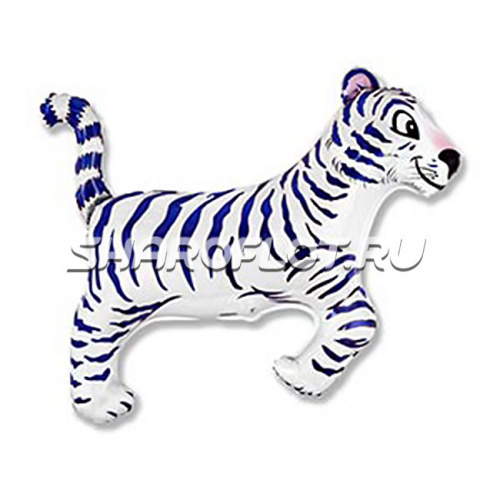 Шар Тигр Белый 80см