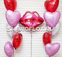 Композиция шаров для девушки