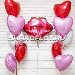 Композиция шаров для девушки