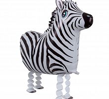 Ходячий шар «Зебра» 62см