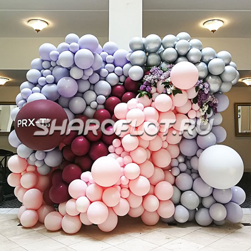 Пена из шаров для фотозоны 1кв м