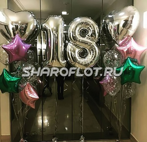 Шары на 18 лет №28
