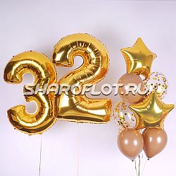 Набор в теплой гамме на 32 года