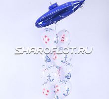 Фонтан с подводной лодкой