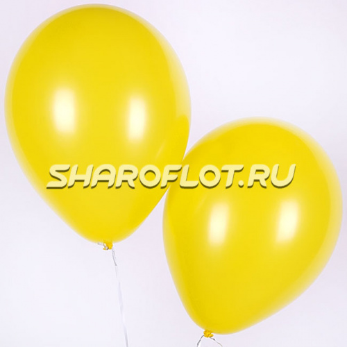Шар Желтый пастель 30см