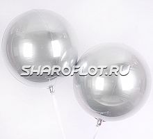 Шар Сфера Серебро 40см