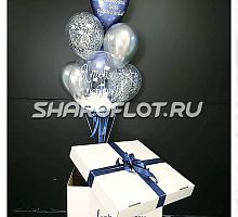 Коробка сюрприз с шарами Любимому