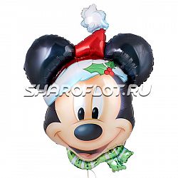 Шар Микки Санта, 65см