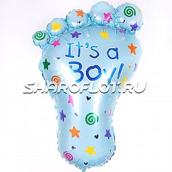 Шар Ножка мальчика 90см