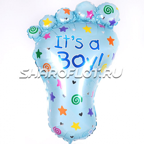 Шар Ножка мальчика 90см