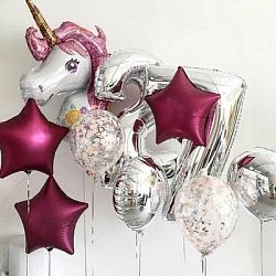 Композиция шаров с цифрой №101