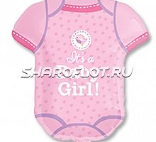 Шар Футболка девочки 60см