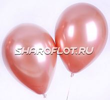 Шар Хром Розовое золото 30см