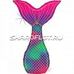 Шар Хвост русалки блеск 110см