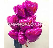 Букет шаров для девушки на день влюбленных