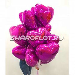 Букет шаров для девушки на день влюбленных