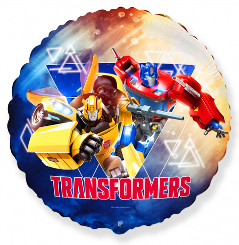 Шар Круг Бамбл Би и Оптимус Прайм 40см