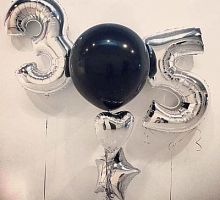 Композиция шаров с цифрой №067