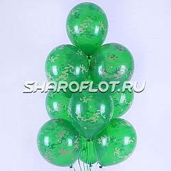 Фонтан шаров Камуфляж