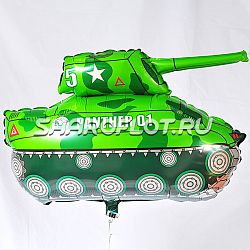 Шар Танк Пантера Зеленый 75см