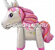Ходячий  шар Единорог 90см