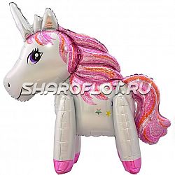 Ходячий  шар Единорог 90см