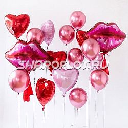 Набор шаров Люовь витаем в воздухе