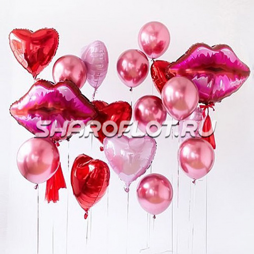Набор шаров Люовь витаем в воздухе