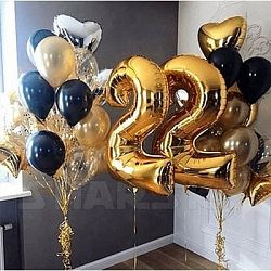 Композиция шаров с цифрой №147