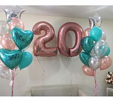 Композиция шаров с цифрой №094