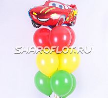 Фонтан шаров Светофор Тачки